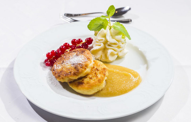 Dolce sassone di patate e ricotta / Quarkkäulchen